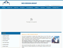Tablet Screenshot of neodesignindia.com